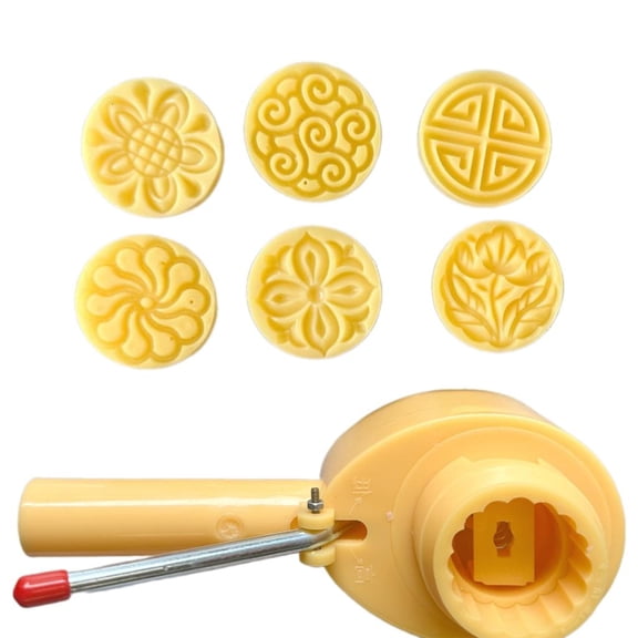 Rvaymup Delicate Baking Hand Press Mooncakes Molds 25g Adjustable for Ice Skin Pastries