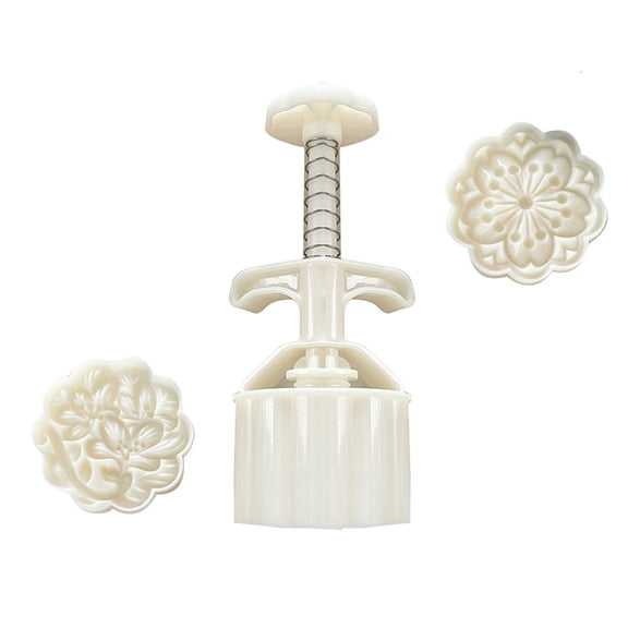 Rvaymup Dessert Molds Cake Molding Cake Pressing Molds Flower Shape ABS Texture Dessert Pressing Tool Present for Professional