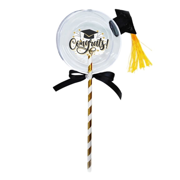 CIYISON Doctorial Hat Candy Ball Transparent Clear Chocolate Container for School Party