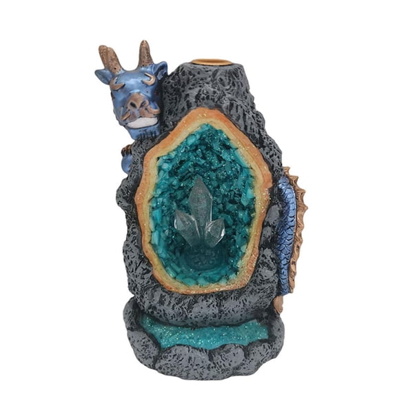 Rvaymup Dragon Backflow Incense for Burner Resin Censer Fantasy Light Desktop Decor for Home Bedroom Yoga Studio Decoration Meditation Gift