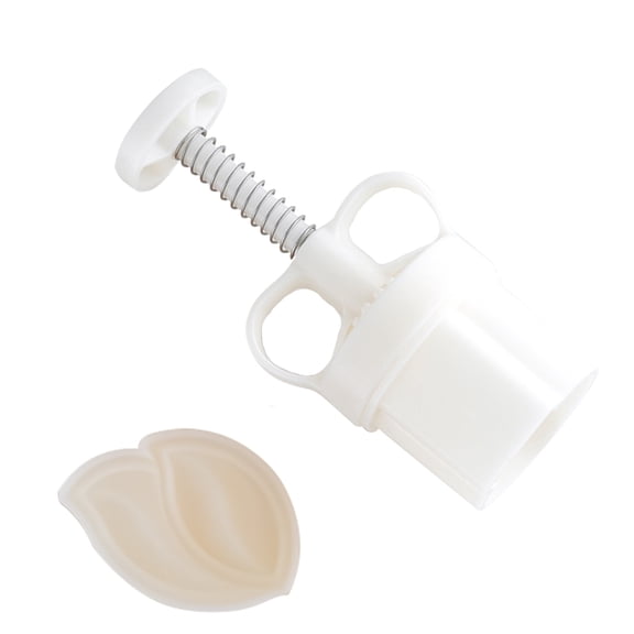 CIYISON Leaves Cookie Hand Press Baking Tool Home Baking Mooncakes Mould Green Bean Cake Designs Press with Leaves Pattern