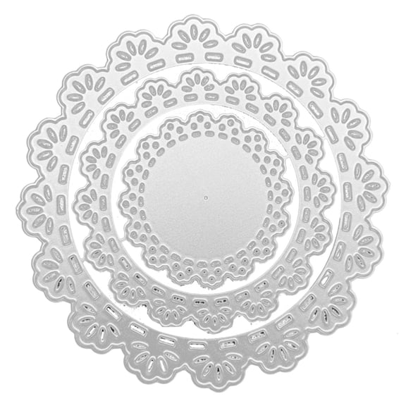 Rvaymup Nesting Cricle Cutting Dies Lace Die Cuts for Greeting Card Making DIY Albums