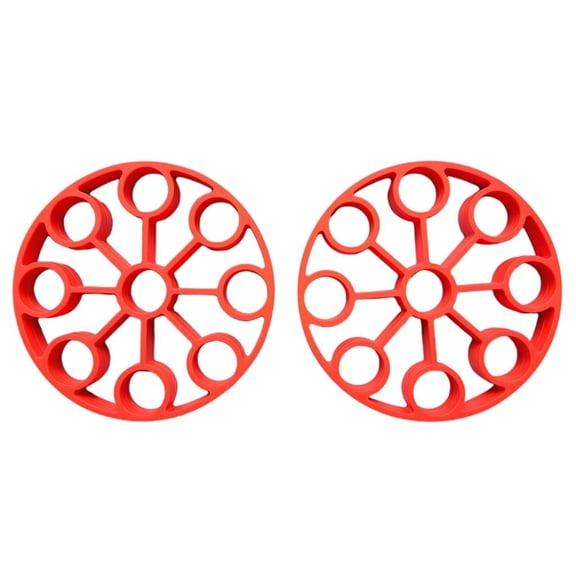 Rvaymup Pack of 2 Convenient 9 Hole Eggs Steaming Insert Eggs Steamers Pans Fittings Kitchen Tool for Uniformly Cooked Eggs