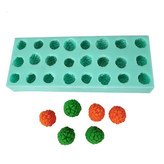Rvaymup Raspberry Fruit Silicone Mold Chocolate Candy Clay Mold for Diy Dessert Crystal Mold Handmade Cupcake Decor Baking Tool