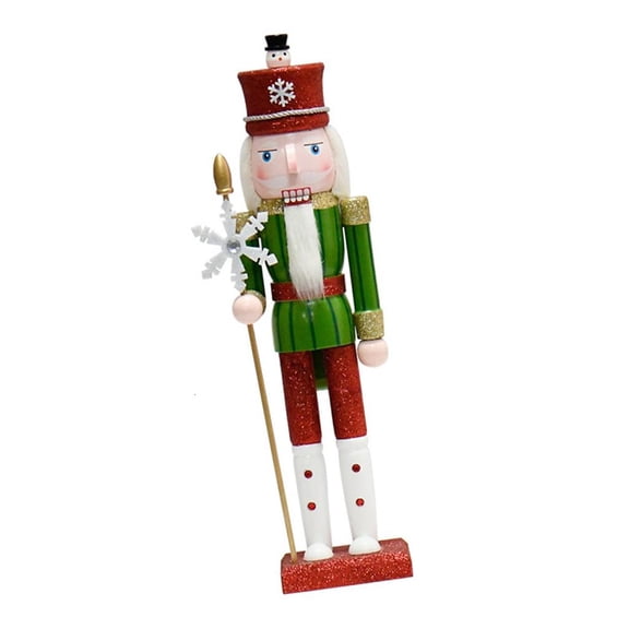 Rvaymup Seasonal Wood Nutcrackers Home Table Display Traditional Sculpture Decors