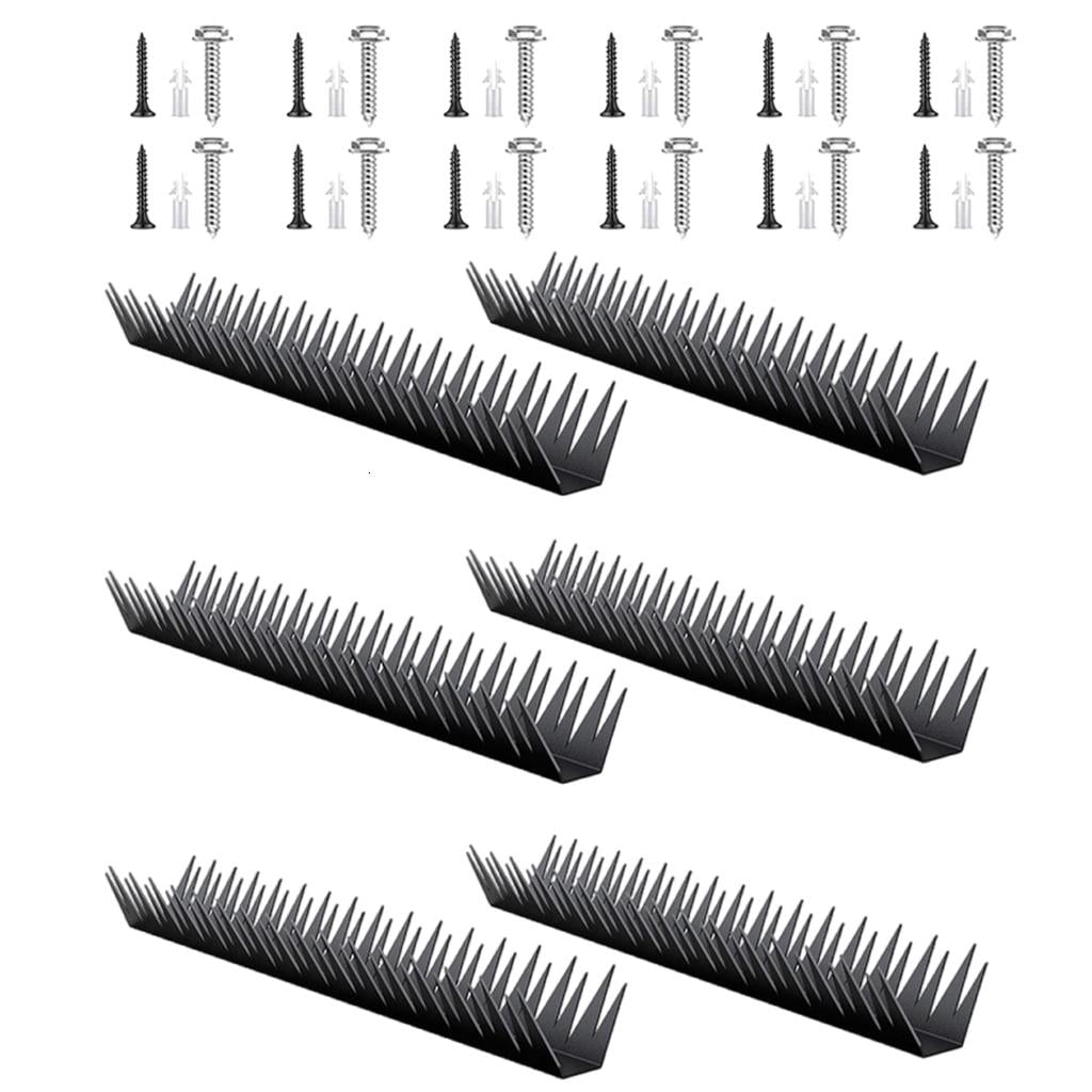 Rvaymup Security Fence Spikes 6 Pack Metal AntiClimb Wall Spikes for Outdoor Garden Home Protections Cats Bird Prevent Spikes