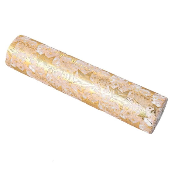 Rvaymup Shimmering Gold Star Table Runner for Birthday Parties Dining Table Decoration