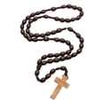 thumbnail image 1 of Rvaymup Spiritual Natural Wood Prayer Beads with Crosses for Collectors and Believers, 1 of 6