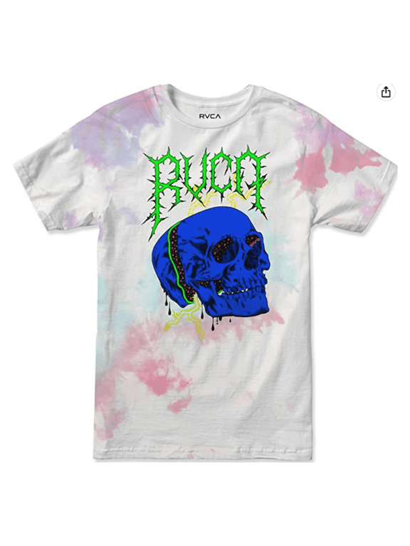 Men's Alchemy Cotton Short Sleeve Regular Fit Tie Dye T-Shirt, White, S