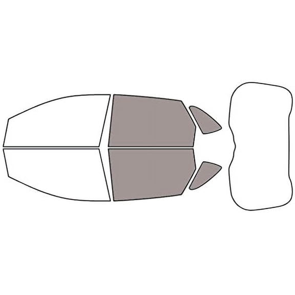 Rvinyl Car Window Pre Cut Tint Film DIY Kit Back 50% Single Ply Fits Ford Edge 2015-2024