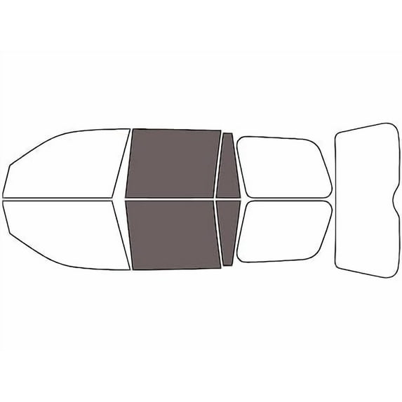 Rvinyl Car Window Pre Cut Tint Film Kit Back 35% Single Ply Fits Honda Pilot 2003-2008