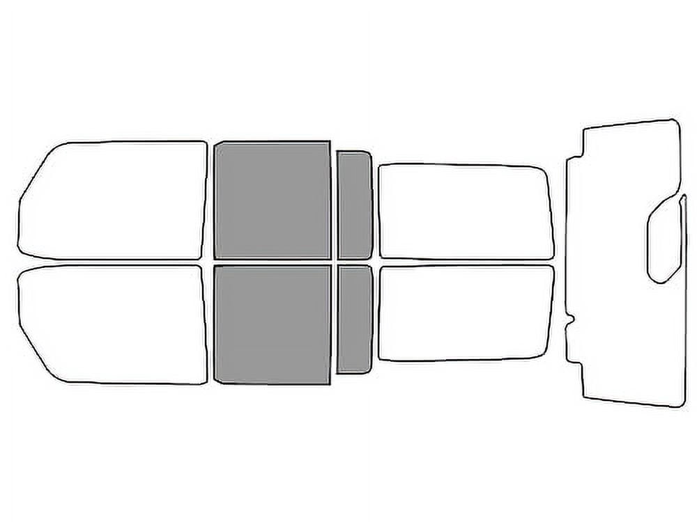 Rvinyl Precut Window Tint Kit For Dodge Dakota 2000-2004 (4-Door) – 20% Tint - View #7