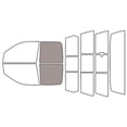 thumbnail image 1 of Rvinyl Car Window Pre Cut Tint Film Kit Back 50% Fits Ram 1500 2014-2018 4 Door Quad Cab, 1 of 8