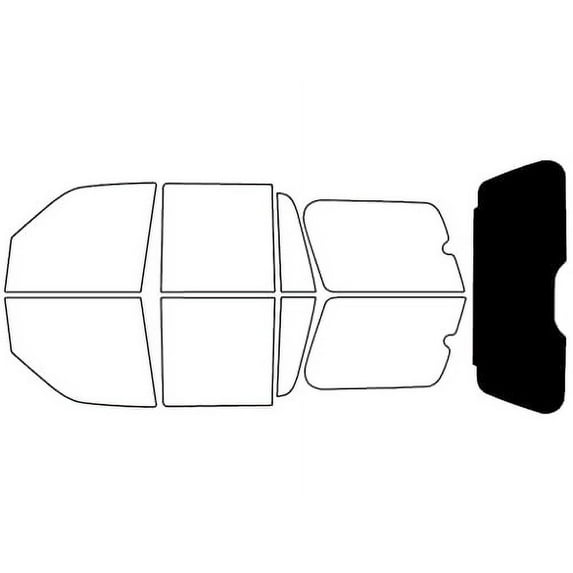 Rvinyl Car Window Pre Cut Tint Film Kit Rear Windshield 5% Fits Ford Expedition 2007-2017