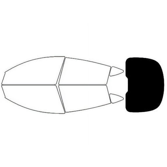 Rvinyl Car Window Pre Cut Tint Film Kit Rear Windshield 5% Fits Tesla Model Y 2020-2023