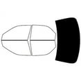 thumbnail image 1 of Rvinyl Car Window Pre Cut Tint Film Kit Rear Windshield 5% Fits Toyota Camry 1997-2001, 1 of 8
