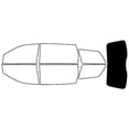 thumbnail image 1 of Rvinyl Car Window Pre Cut Tint Film Kit Rear Windshield 5% Fits Toyota Sienna 2004-2010, 1 of 8