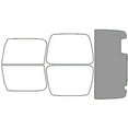 thumbnail image 1 of Rvinyl Car Window Pre Cut Tint Film Kit Rear Windshield 50% Fits Jeep Wrangler 1997-2006, 1 of 8