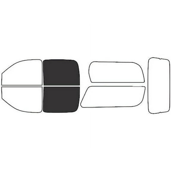 Rvinyl Car Window Pre Cut Tint Kit Back 20% Single Ply Fits Chevrolet Suburban 2007-2014