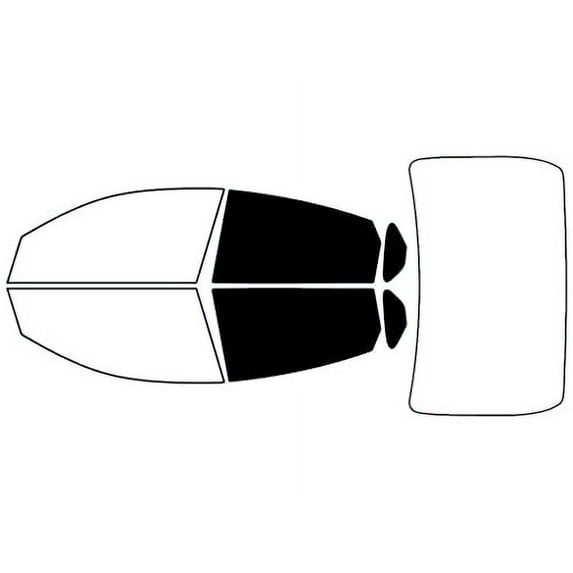 Rvinyl Car Window Pre Cut Tint Kit Back 5% Single Ply Fits Honda Civic 2016-2021 Sedan