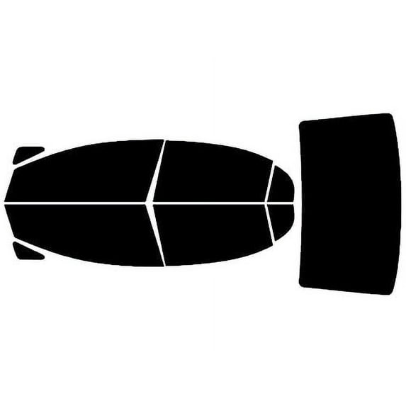 Rvinyl Car Window Pre Cut Tint Kit Complete 5% Single Ply Fit Honda Civic 2006-2011 Sedan