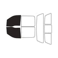 thumbnail image 1 of Rvinyl Car Window Pre Cut Tint Kit Front 20% Single Ply Fits Ford F-150 2004-2008 4 Door, 1 of 8