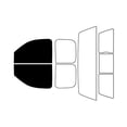 thumbnail image 1 of Rvinyl Car Window Pre Cut Tint Kit Front 5% Single Ply Fits GMC Sierra 2007-2013 2 Door, 1 of 8