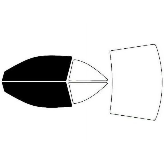 Rvinyl Car Window Pre Cut Tint Kit Front 5% Single Ply Fits Honda Civic 2001-2005 Coupe