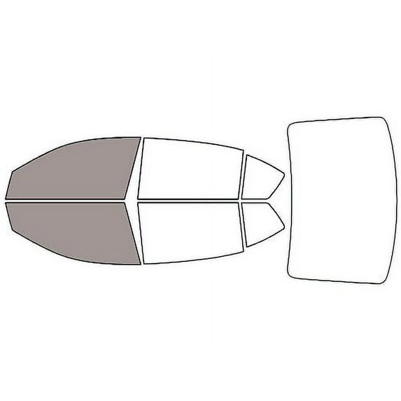 Rvinyl Car Window Pre Cut Tint Kit Front 50% Single Ply Fits Honda Accord 2013-2017 Sedan