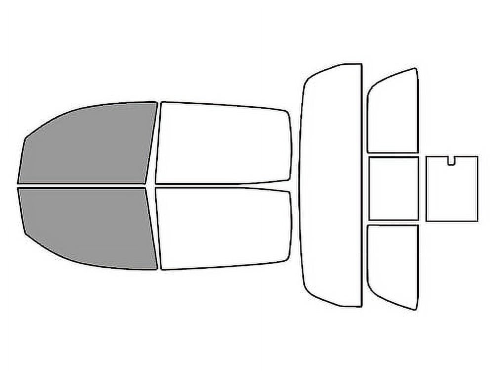 Alpine Ceramic Precut Window Tint Kit – 03-09 Toyota 4Runner, Sun Strip Included