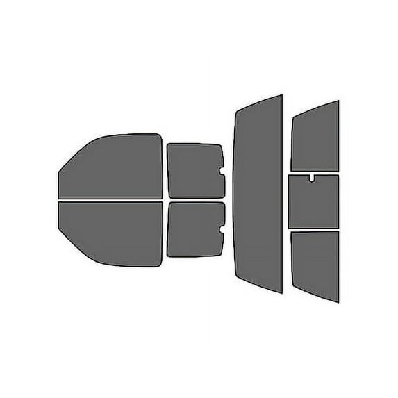 Rvinyl Car Window Tint Film Kit Complete 35% Fits Chevrolet Silverado 2000-2006 2 Door