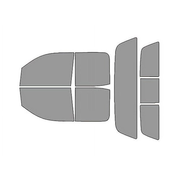 Rvinyl Car Window Tint Film Kit Complete 50% Fit GMC Sierra 2014-2018 2 Door Extended Cab