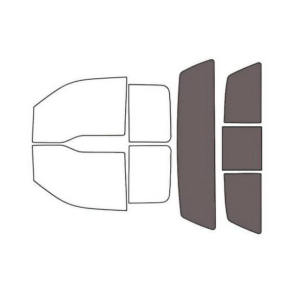 Rvinyl Car Window Tint Kit Rear Windshield 35% Fits Ford F-150 2004-2008 2 Door Supercab