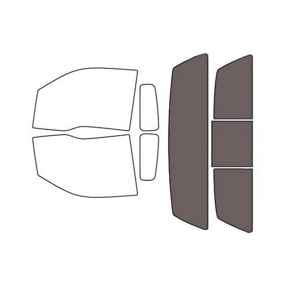 Rvinyl Car Window Tint Kit Rear Windshield 35% Single Ply Fit Ford F-150 2009-2014 2 Door