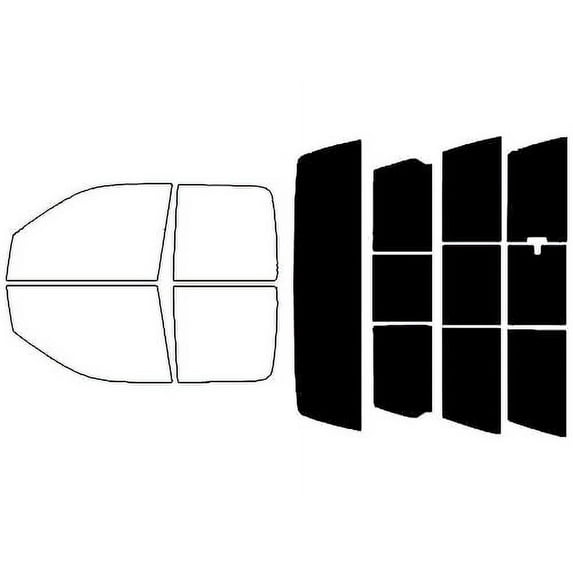 Rvinyl Car Window Tint Kit Rear Windshield 5% Fits Dodge Ram 2019-2023 4 Door Quad Cab