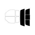 thumbnail image 1 of Rvinyl Car Window Tint Kit Rear Windshield 5% Single Ply Fits Ford F-150 1997-2003 2 Door, 1 of 8