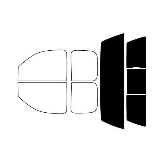 Rvinyl Car Window Tint Kit Rear Windshield 5% Single Ply Fits GMC Sierra 2007-2013 2 Door