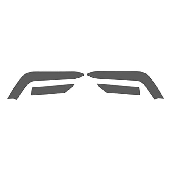 Rvinyl Fog Light Protection Film Covers Compatible with Infiniti QX30 2017-2019 - Matte Smoke