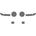thumbnail image 1 of Rvinyl Fog Light Protection Film Covers Compatible with Jeep Gladiator 2020-2025 - Clear, 1 of 7