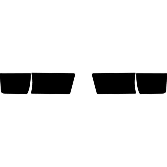 Rvinyl Headlight Protection Film Covers Compatible with Cadillac Deville 1997-1999 - Clear