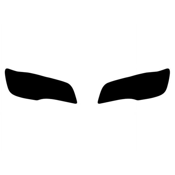 Rvinyl Headlight Protection Film Covers Compatible with Chrysler 300 2011-2014 - Matte Smoke