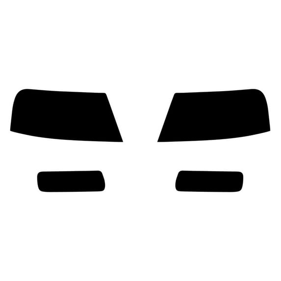 Rvinyl Headlight Protection Film Covers Compatible with Ford F-150 2004-2005 - Clear