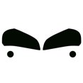 thumbnail image 1 of Rvinyl Headlight Protection Film Covers Compatible with Infiniti QX80 2014-2017 - Matte Smoke, 1 of 10