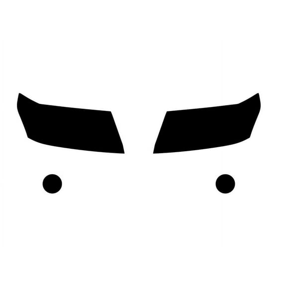 Rvinyl Headlight Protection Film Covers Compatible with Suzuki Grand Vitara 2006-2011 - Blackout