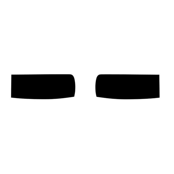 Rvinyl Headlight Tint Covers Compatible with Buick Lesabre 2000-2005 - Clear