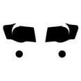 thumbnail image 1 of Rvinyl Headlight Tint Covers Compatible with Chrysler Aspen 2007-2009 - Blackout Smoke, 1 of 10