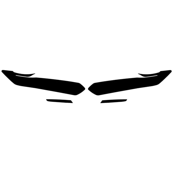 Rvinyl Headlight Tint Covers Compatible with Honda Accord 2018-2022 - Matte Smoke