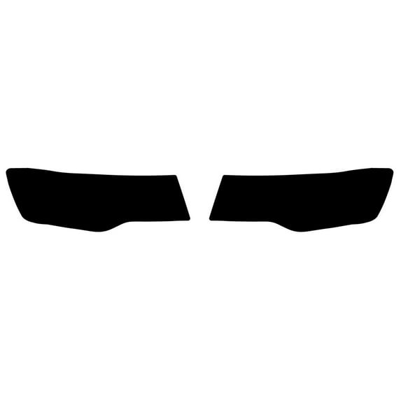 Rvinyl Headlight Tint Covers Compatible with Jeep Grand Cherokee 2017-2021 - Matte Smoke
