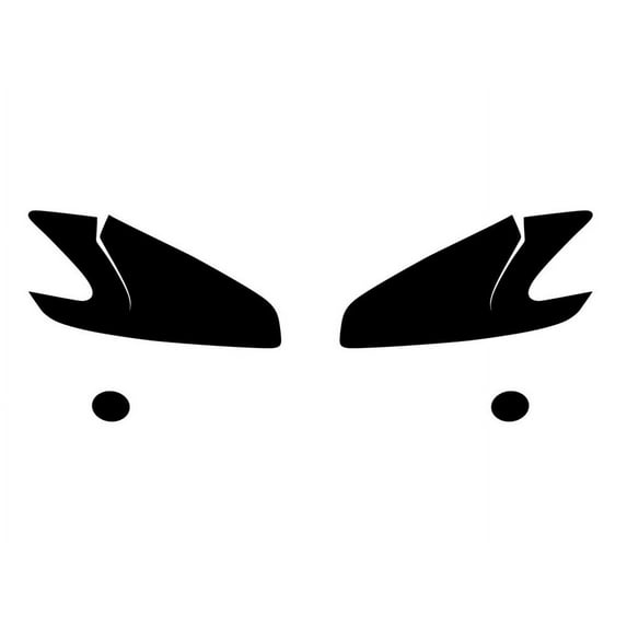 Rvinyl Headlight Tint Covers Compatible with Nissan Maxima 2009-2014 - Matte Smoke