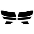 thumbnail image 1 of Rvinyl Headlight Tint Covers Compatible with Volkswagen Atlas 2018-2020 - Blackout Smoke, 1 of 7